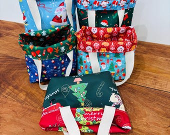 Reversible Fabric Gift Bag | Reusable Party Favor