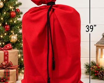 Giant Christmas gift bag | Santa sack  | 39” tall