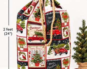 Delux Large Christmas Gift bag | Santa Sack | Keepsake