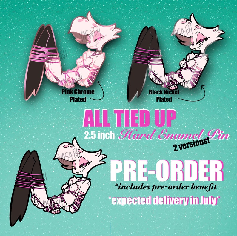 All Tied Up Spider Pin PRE ORDER image 1