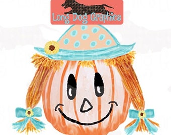 Cute Scarecrow Digital Download for Sublimation or Print and Cut