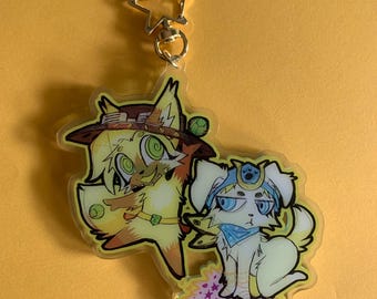4" Cowboy Doggies Acrylic Charm