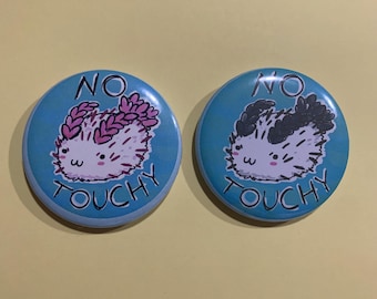 Homemade Cute Sea Bunnies 2.5in Pinback Can Top Buttons