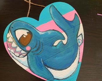 Original Furry Anthro Artwork - Plush Transgender Shark