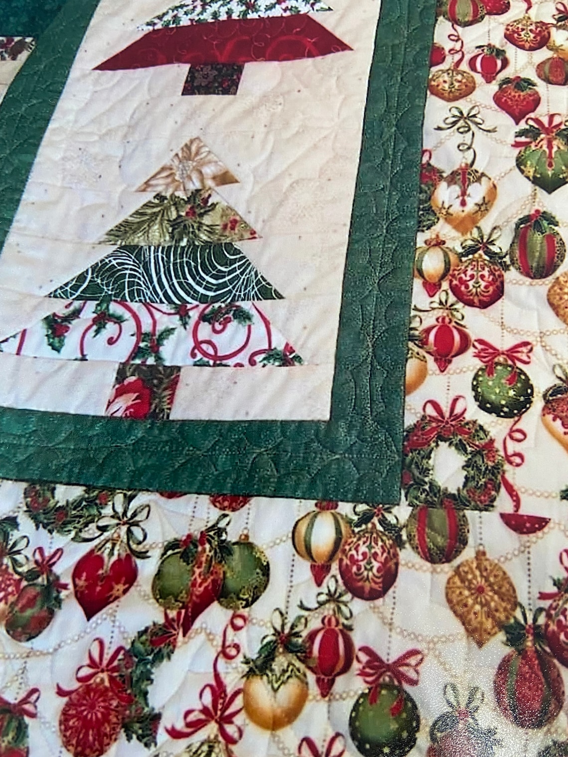 Tree Lot Christmas Quilt Etsy