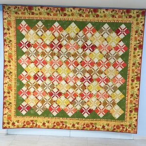 Disappearing Four-Patch Quilt