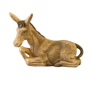 Vintage Homco Nativity Donkey Animal Figurine