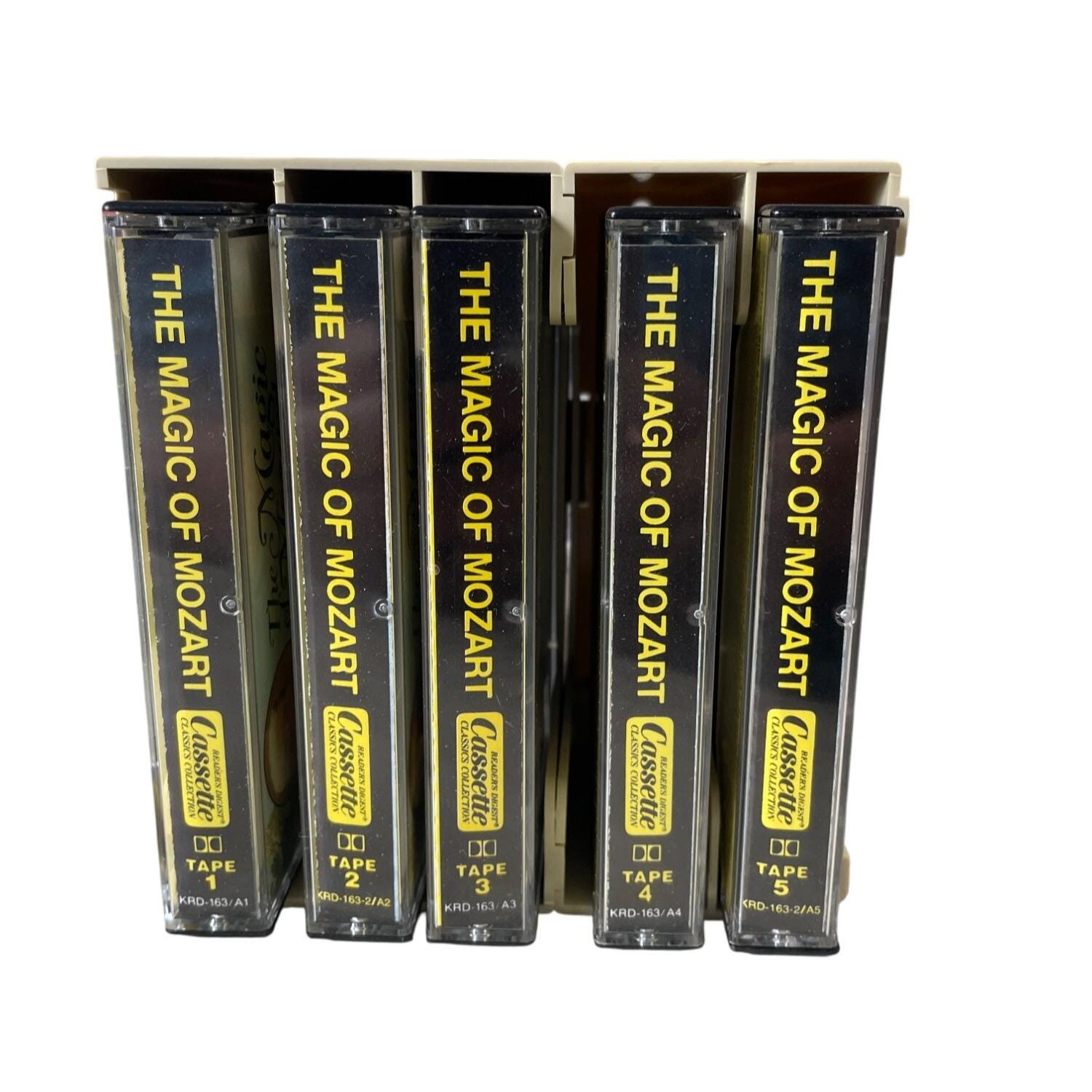 Range-cassette Vintage Readers Digest - Support De Rangement Pour 14 Cassettes Audio