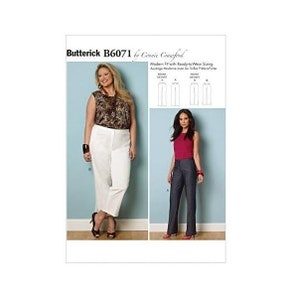 Butterick Sewing Pattern 6071 Pants Trousers Misses Size XS-XL