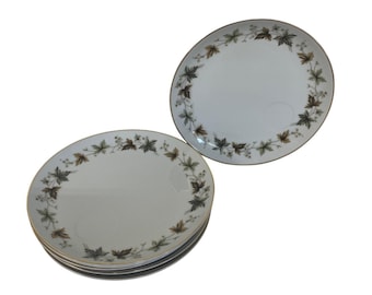 Piattini da snack in porcellana fine Wentworth Imperial Hawthorne da 8 pollici, Giappone, VENDUTI CIASCUNO