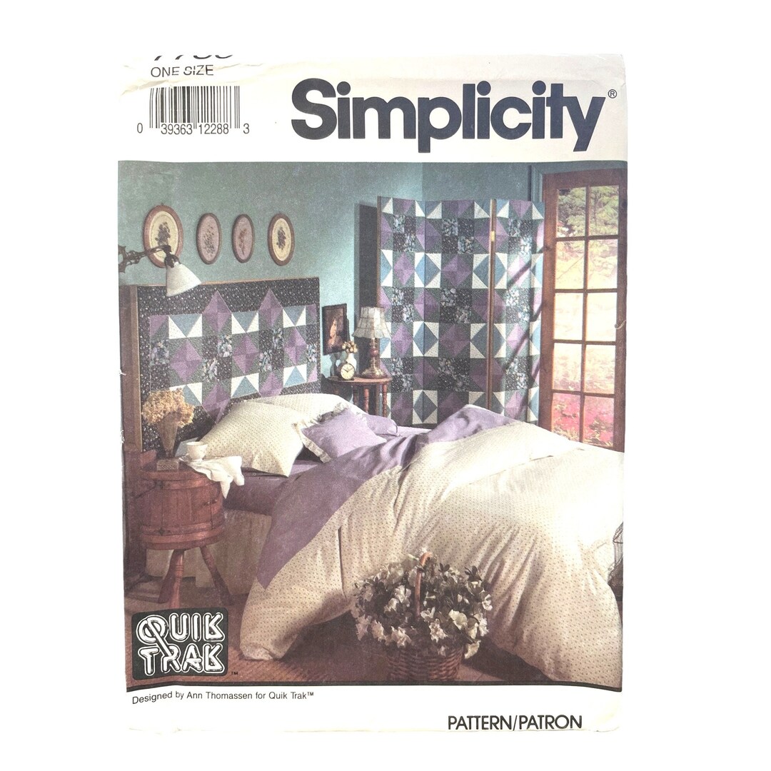 Simplicity Sewing Pattern 7730 Fabric Headboard - Etsy