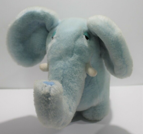 blue plush elephant