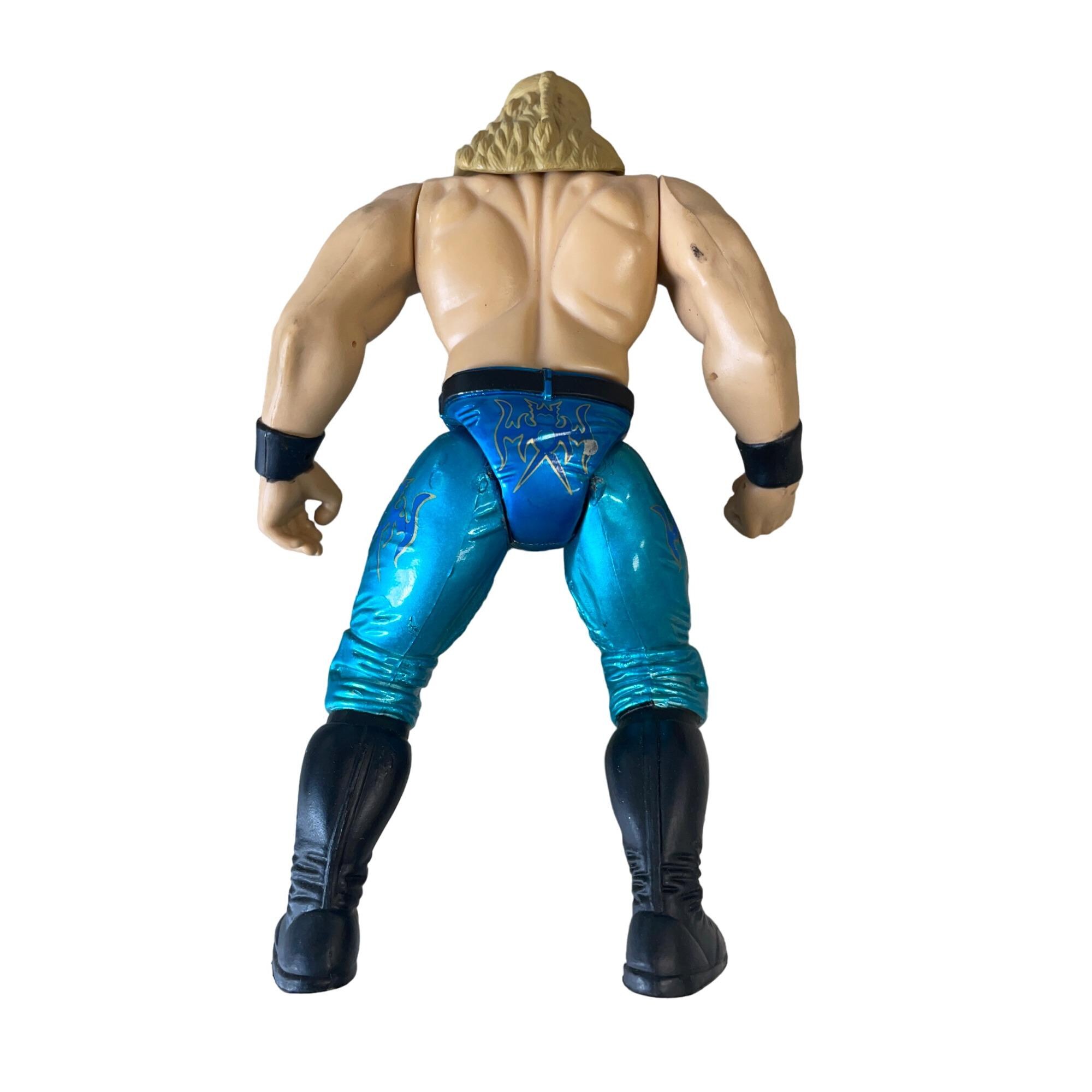 1998 WWE Triple H Wrestling Action Figure Blue Pants by Jakks