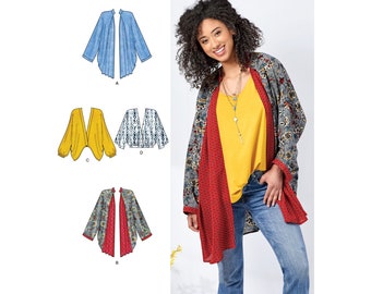 Simplicity Sewing Pattern 8696 Kimono Misses Size XS-XL