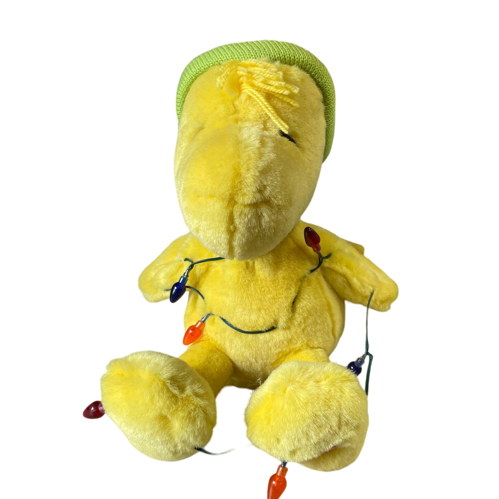 Vintage Peanuts Woodstock Chirping Plush Stuffed Toy 7 Inch