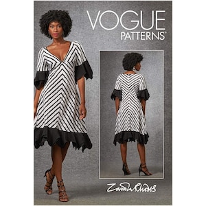 Vogue Sewing Pattern 10455 Misses Dress Size 6-14 Zandra Rhodes