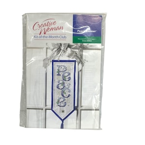 Kit del mese per donna creativa, striscione della pace per club punto croce CWC91