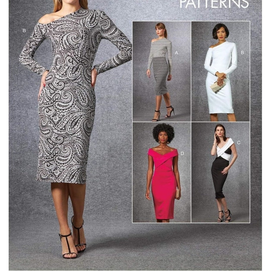 Zandrra Rhodes Patterns Vogue Sewing Pattern 10460 Zandra Rhodes Dress Misses Size 6-14 - Etsy