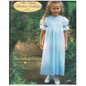 Bishop Dress Pattern Sizes 5-12 years Ellen McCarn Heirloom Collection UNCUT