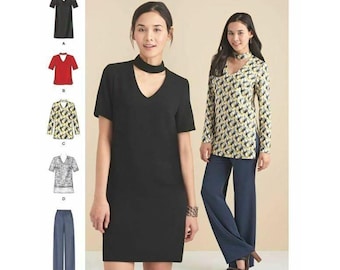 Simplicity 8425 Misses Tunic Top Dress Pants Sewing Pattern Sizes 4-12
