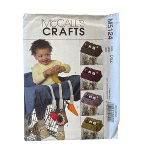 Patrón de costura para el forro del carrito de compras y organizador de juguetes McCalls M5124
