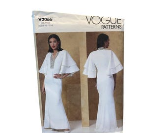 Vogue Patterns V2066 Misses' Mermaid Dress Size 6-14 Modern Design