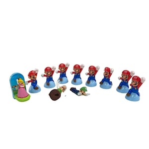 McDonalds Nintendo Mario Luigi Księżniczka Peach Happy Meals Zabawki Los