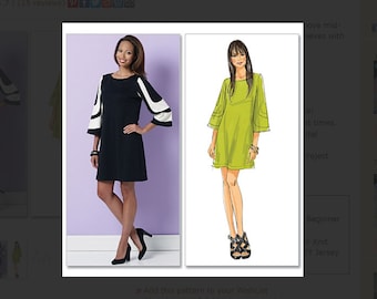 Butterick Sewing Pattern 5522 Dress Misses Size 8-14