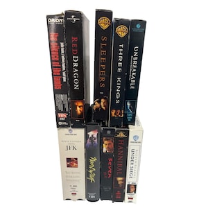 Loty of 10 Classic Thriller Dramas VHS Movies Collection