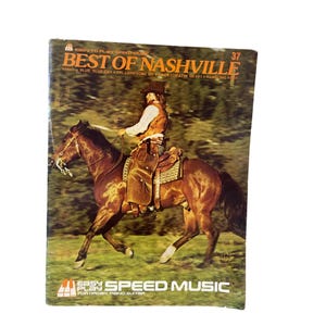 Easy-To-Play Speed Music &quot;Best Of Nashville&quot; Songbook For Organ Piano Guitar