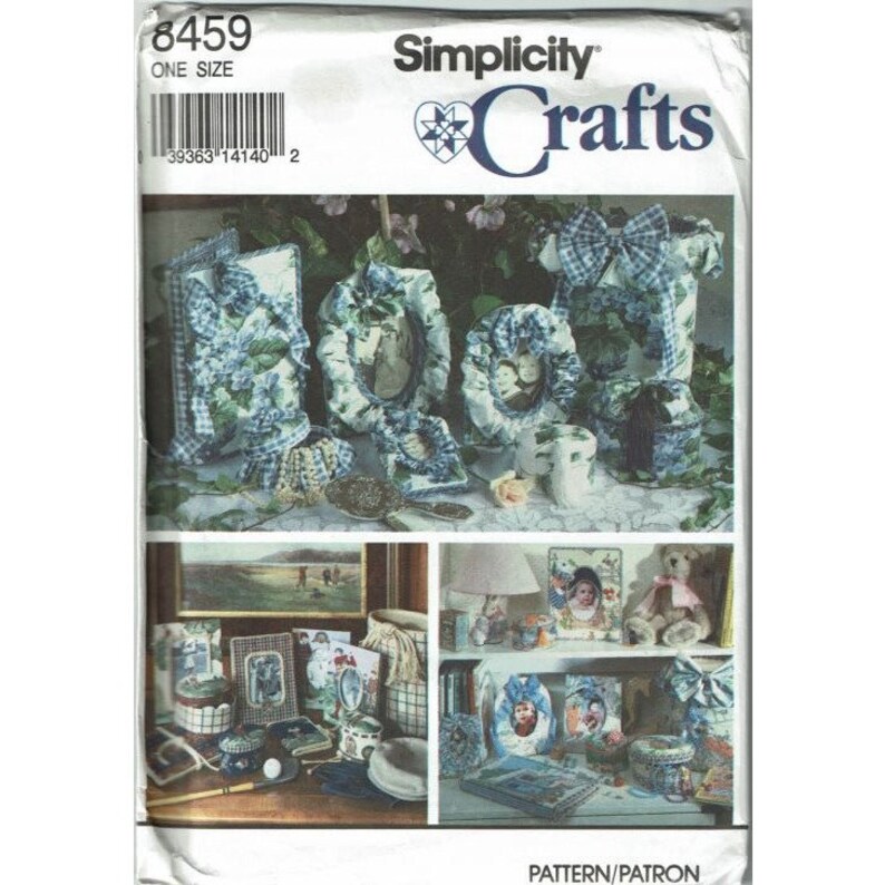 Simplicity Pattern 8459 Simplicity Sewing Pattern 8459 Frames Albums Boxes - Etsy