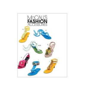 McCalls Sewing Pattern Shoe Sandal Decorations