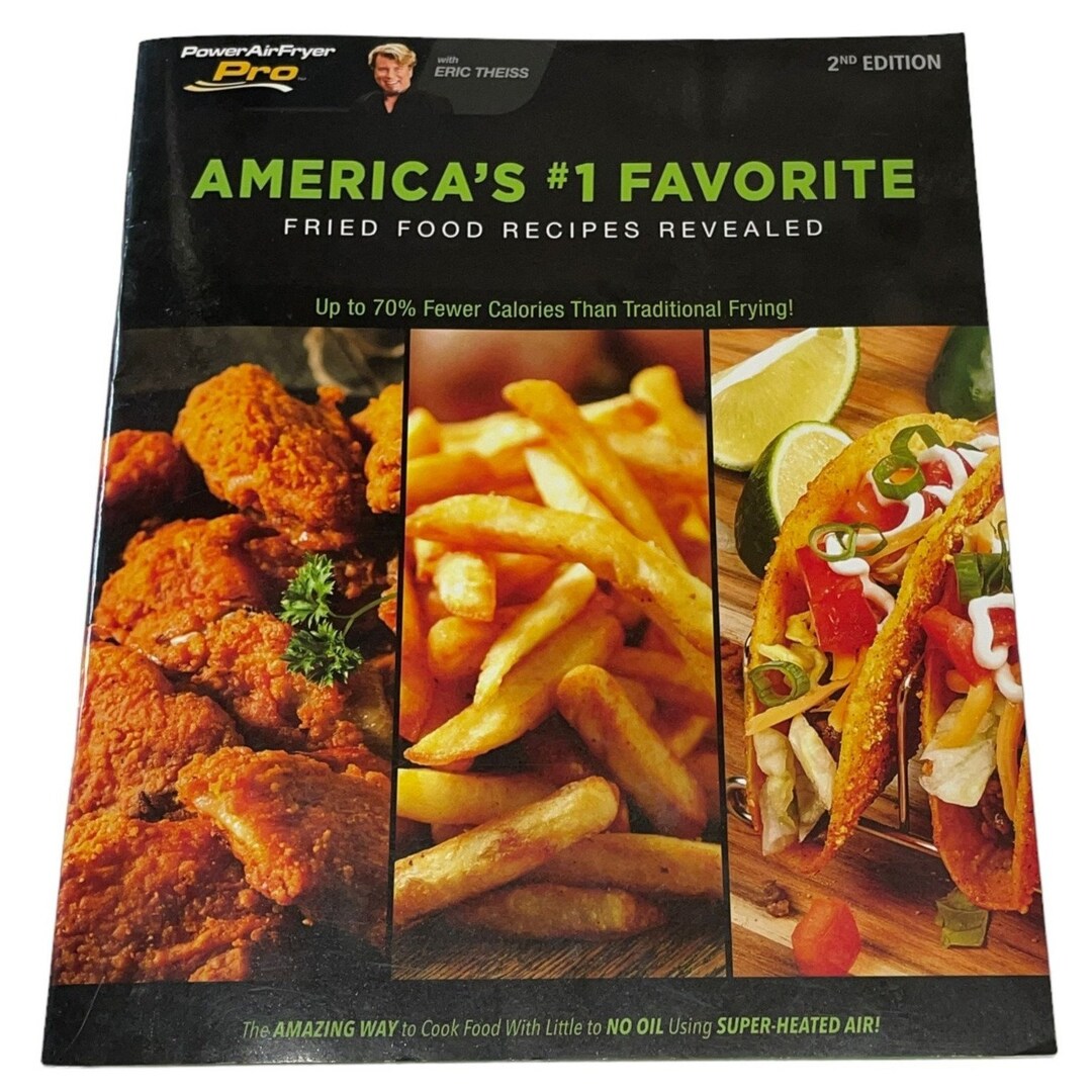 Power Air Fryer Eric Theiss Americas Favorite Cookbook Etsy
