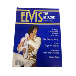 Elvis The Record Magazine September 1979 Vol 1 No 5 Vintage Collectible
