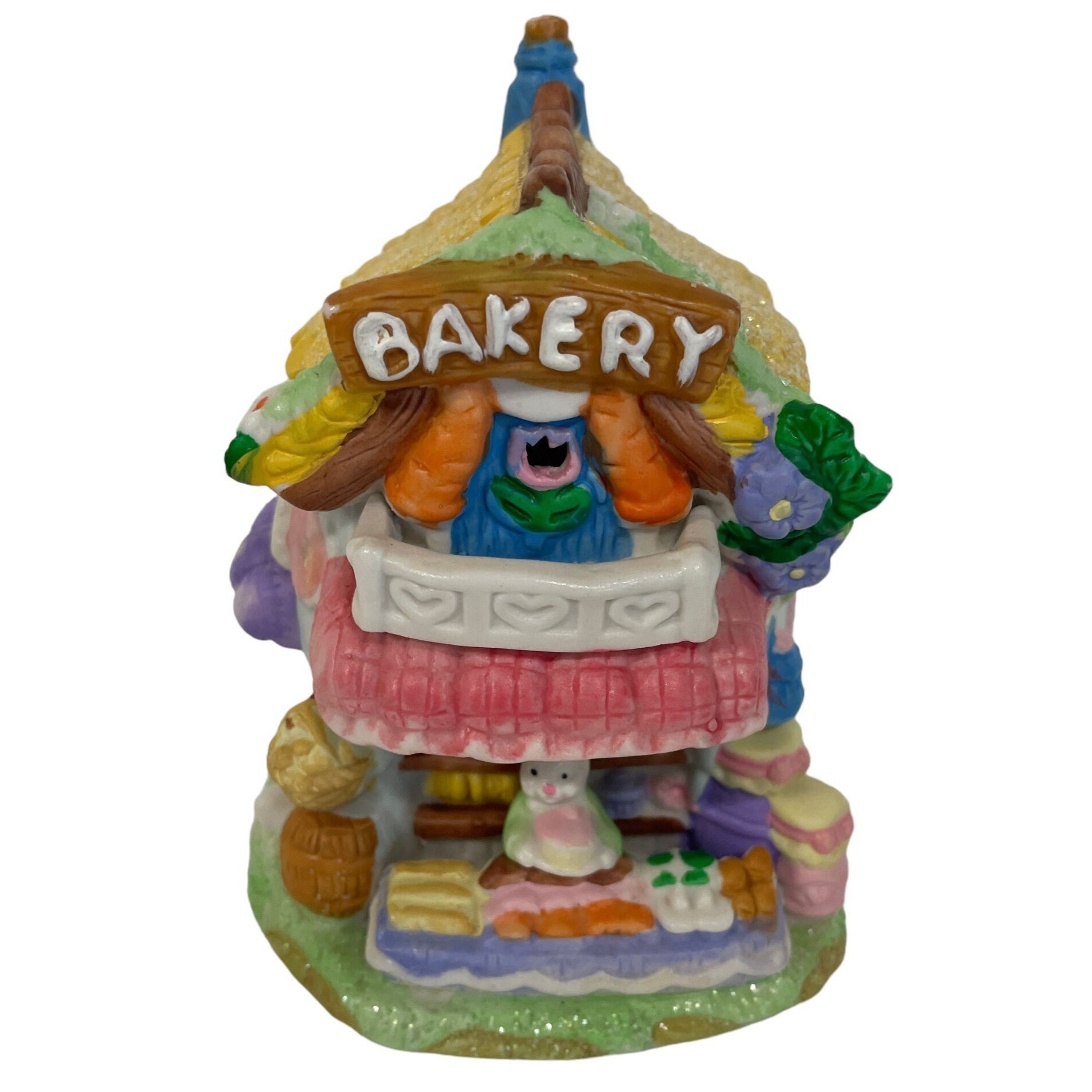 Vintage Hoppy Hollow 2003 Easter Bakery House Porcelain 4.5