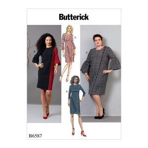 Butterick Sewing Pattern 10761 Misses Dress Size 8-16