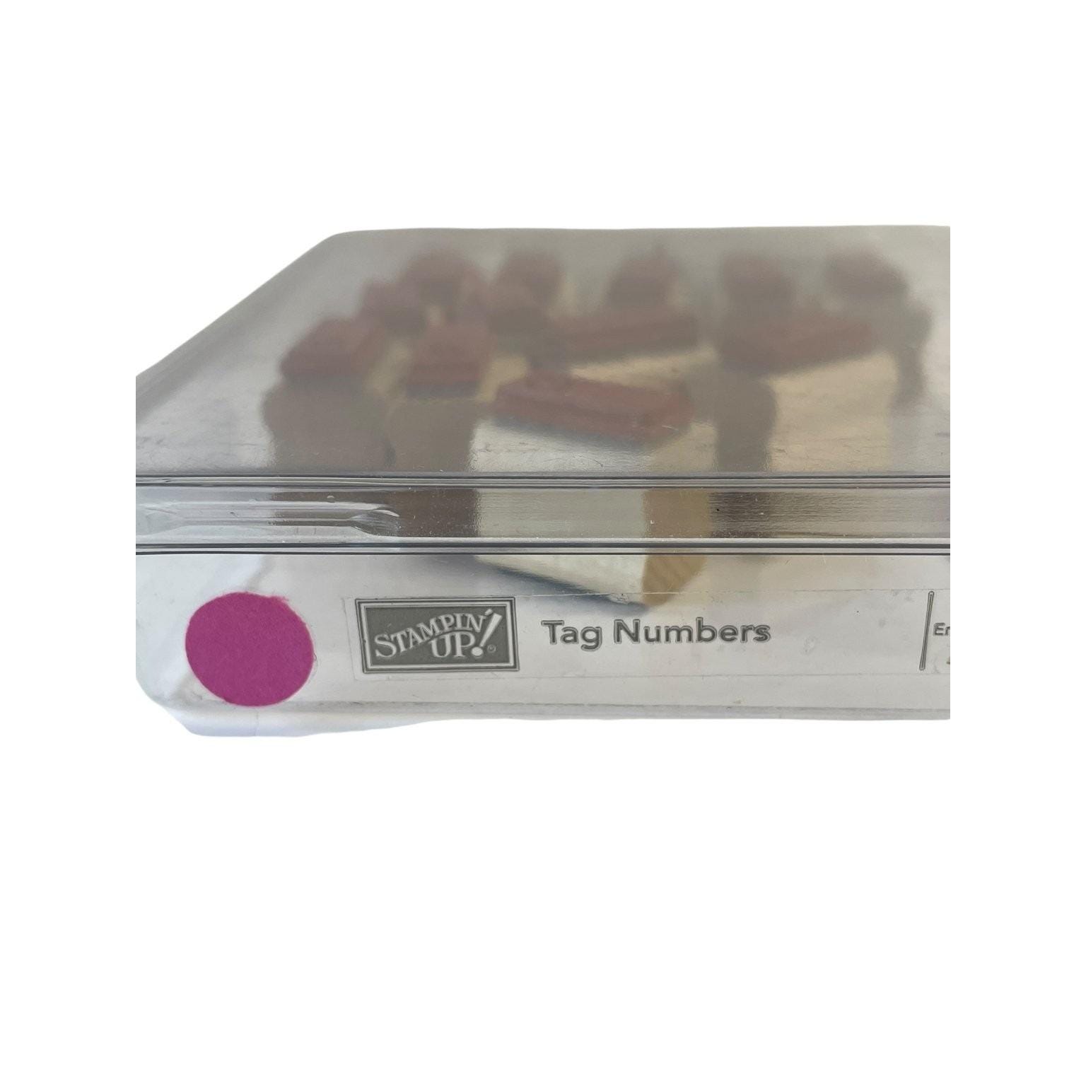 Support Tag Numbers Stampin' Up!