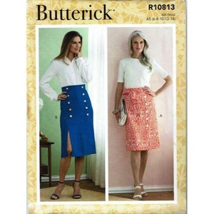 Butterick Sewing Pattern 10813 Misses Skirt Size 6-14