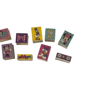 Disney Rubber Stamp Lot of 9 No Stamp Pad Girls Characters