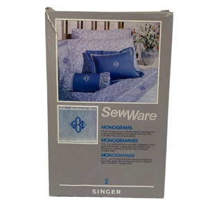 Sew Ware Singer 6268 Embroidery Software Monograms Motifs Designs