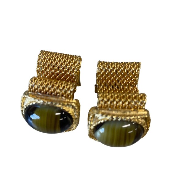 Boutons De Manchette Et Pince à Cravate Vintage Dante - Matière Lucite (plastique Cristal)