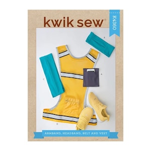 Kwik Sew Sewing Pattern 4360 Armband Headband Running Vest