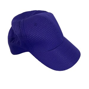 Boné Cobra Vintage Liso Curvo Roxo com Fecho de Velcro
