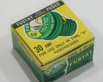 Fustat 30amp Fusible Pack de 4 Vintage