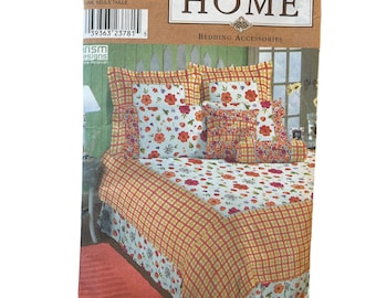 Simplicity Sewing Pattern 9149 Bedroom Duvet Cover Dust Ruffle Full and Twin