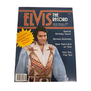 Elvis The Record Magazine January-February 1980 Vol 1 No 8 Special Birthday Issue