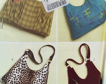 Butterick B5109 Purse Large Handbag Sewing Pattern