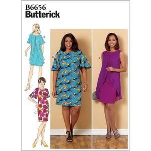 dress pattern with chiffon overlay Chiffon Overlay Dress Sewing Pattern