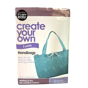 Simplicity It&#39;s Sew Easy Create Your Own Handbags Sewing Pattern 9034625