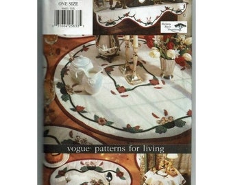 Vogue Sewing Pattern 9665 Appliques florales pour la maison